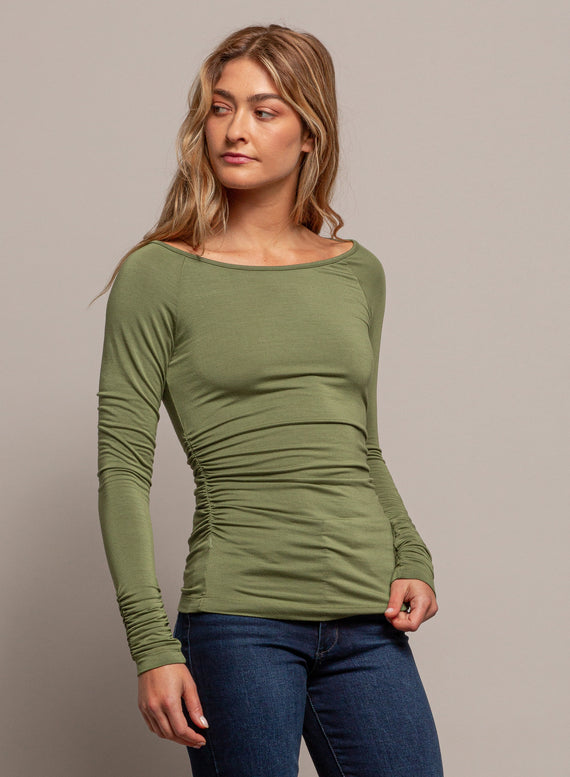 Side Ruched Top